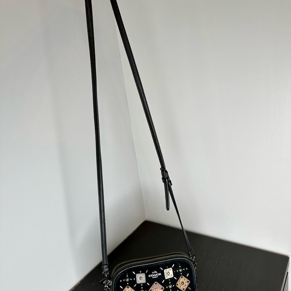 COACH CROSSBODY BAG CLUTCH / BAG WITH PRAIRIE RIVETS  - Style No. 24309 - Picture 5 of 8